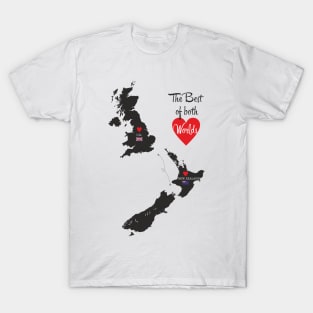 The Best of both Worlds - United Kingdom - New Zealand T-Shirt